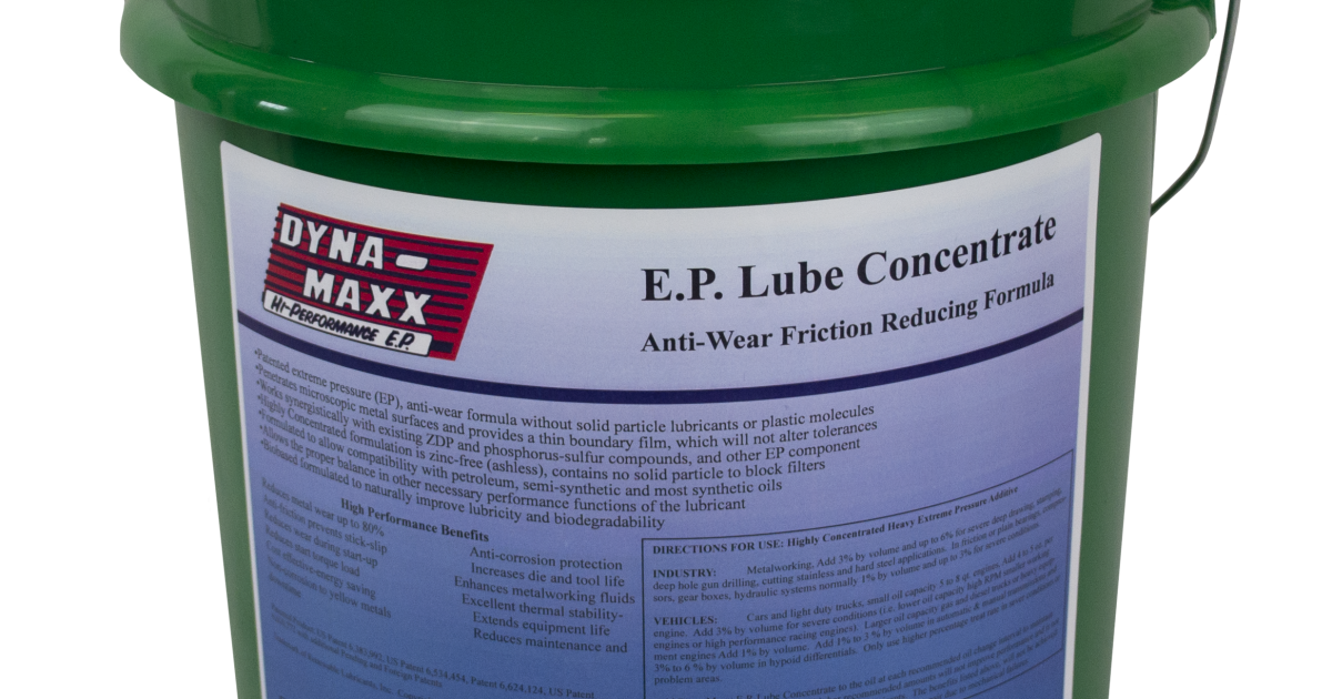 Renewable Lubricants DynaMaxx E.P. Lube Concentrate