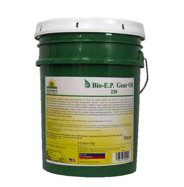 82244 Bio E P Gear Oil ISO 220 5 Gal Pail