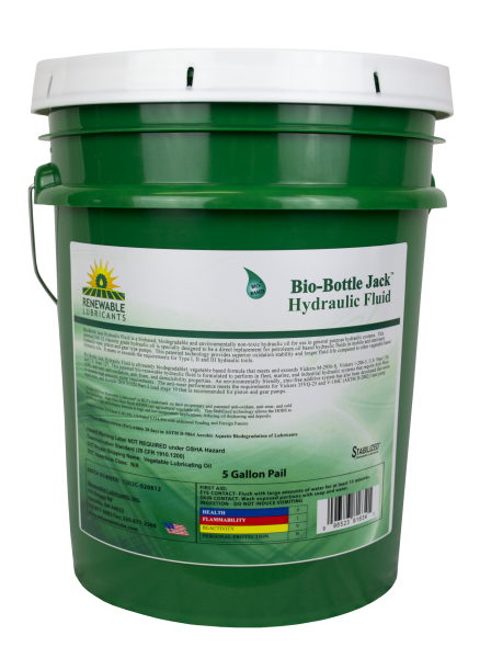 81634 Bio Bottle Jack Oil 5 Gal Pail