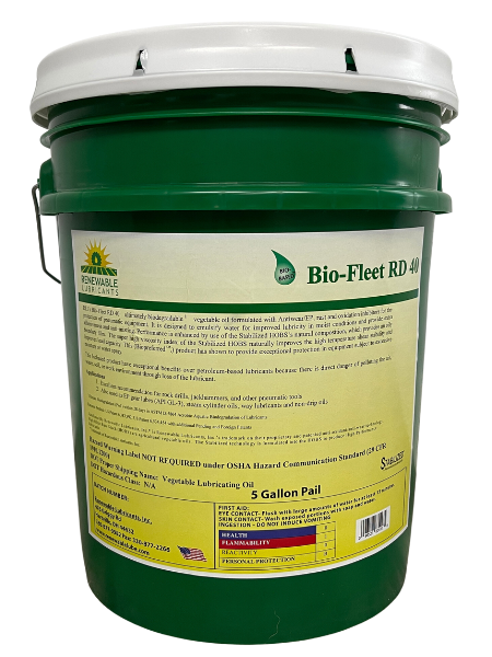 83514 Bio Fleet Rock Drill Oil 40 5 Gal Pail