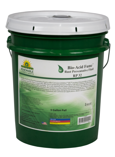 86144 Bio Acid Fume 32 Rust Preventative Fluid 5 Gallon Pail